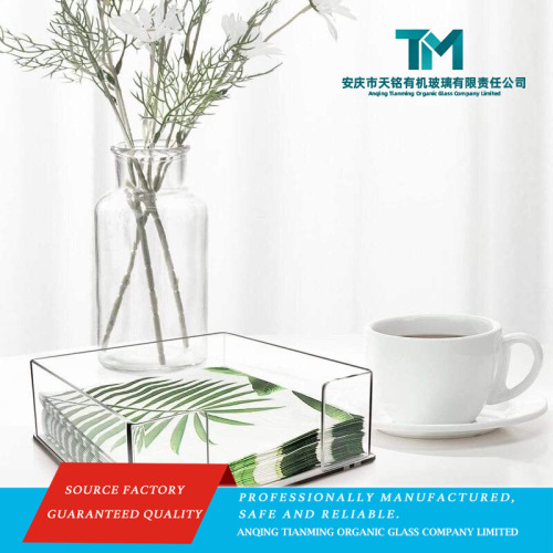 Caixa de tecido acrílico de tamanho personalizado para decoração e função