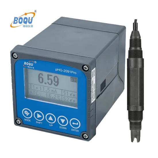 pHG-2091Pro Wisdom Water Urban Sewage Treatment Controller with 4-20mA Output, pH, Temp, EC, WiFi, and Auto Dosing Pump