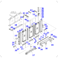 Excavator PC2000-11 Radiator 21T-03-43531