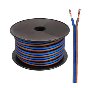 Ultra fleksibel 25ft 10awg shire speaker kabel