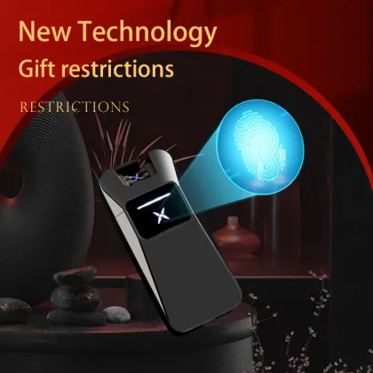 USB Rechargeable Tricolor Windproof Dual Arc Lighter