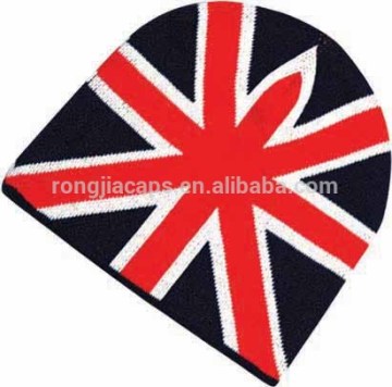 100%Acrylic British High Quality Winter Beanie Knitting Caps