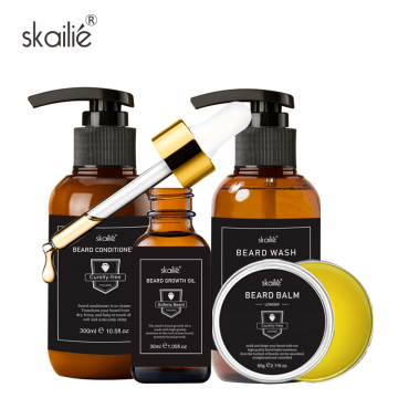 Private Label Organic Vegan Beard Care Growth Kit
