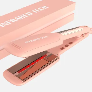 Plancha Pelo Infrared 450F Nano Titanium Flat Iron - Portable Hair Straightener
