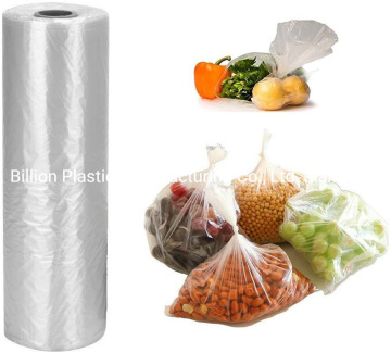 Supermarket Fruit and Vegetable Storage Plastic Food Produce Packing Bag on Roll