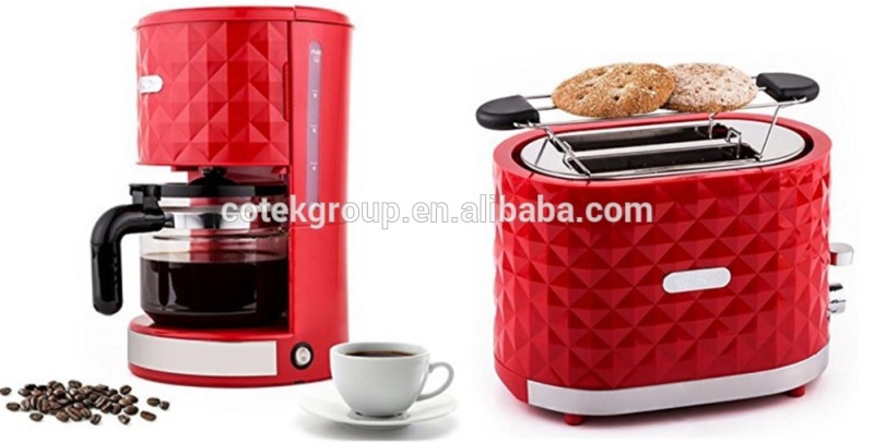kitchen appliance coffee machine 2-Slice toaster hot for Christmas gift