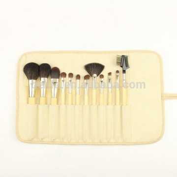 Belifa 12pc Deluxe gold Makeup brush set