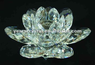 pure crystal lotus for wedding decorations(R-0928