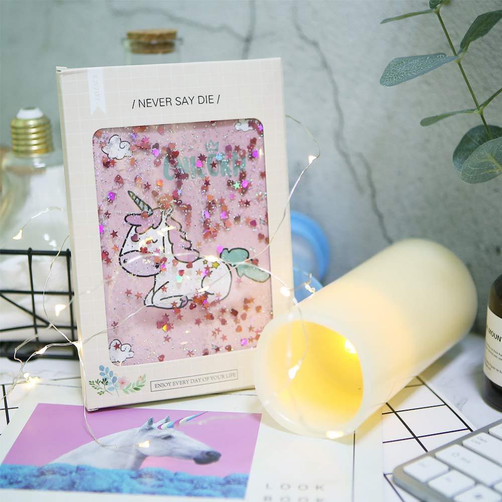 Unicorn Sequins Liquid Notebook 3 Unicorn Sequins Liquid Notebook 3