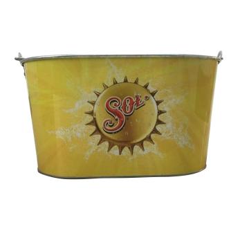 Large Size Beverage Galvanized Tin Bucket