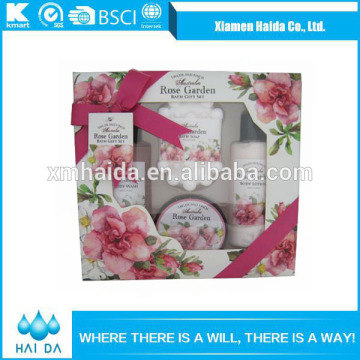Xiamen rose bath gift set