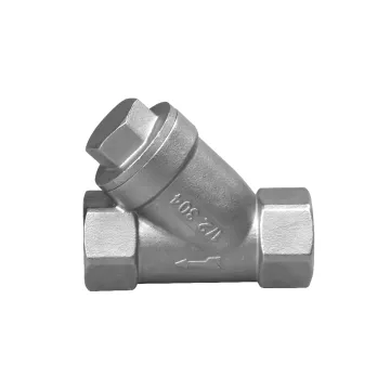 stainless steel ball valve Y strainer