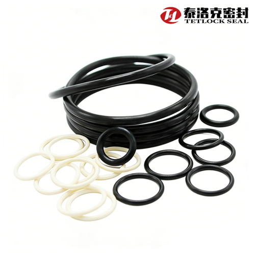 Siyah & Beyaz FFKM Perfloroeter O-Ring Contalar