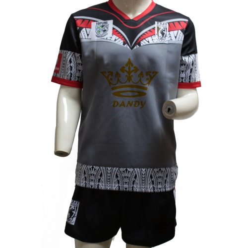 Oanpaste Sublimated Fitness Heren Rugby Top
