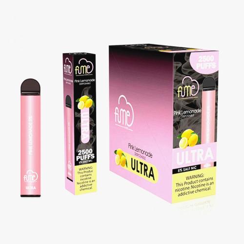 Melhor dispositivo vape ultra descartável FUME 2500 Puffs