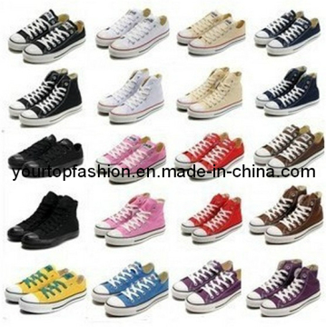 Fashion High Low Cut Style Canvas Shoes, Casual Shoes, Leisure Shoes