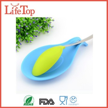 FDA LFGB Approved Set of 4 Silicone Spoon Rest