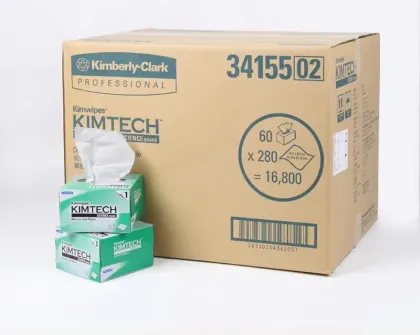 KimTech KimWipes Optical Fiber Cleaning Wipes - Dust-Free Paper 34155