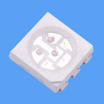 PLCC-6 5050 Yellow SMD LEDs with Viewing Angle of 120°
