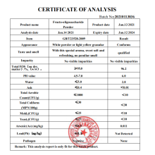 بيع المصنع مباشرة FOS Fructo-oligosaccharide Powder