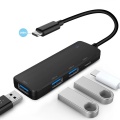 4 في 1 USB C Hub محول Dock