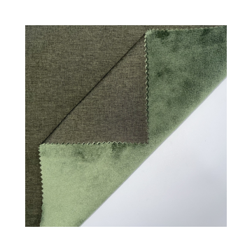 Tessuto di pile di peluche in laminato in poliestere elastico mimetico TPU