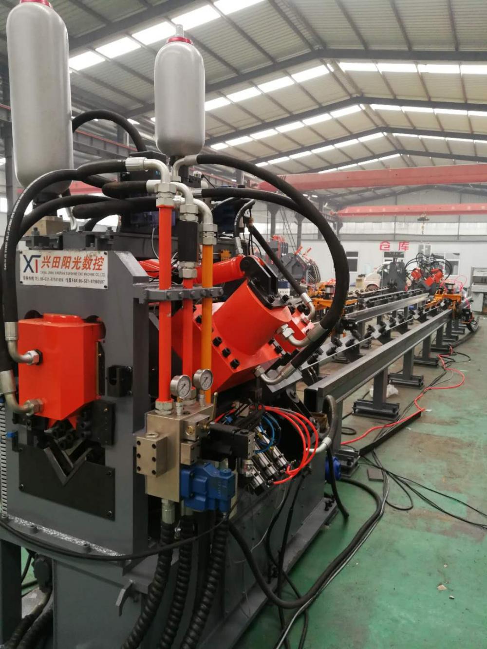 CNC Punch Shear Type Angle Steel Line