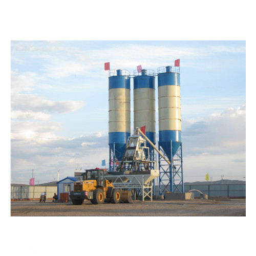 mix concrete mixing plant HZS35 concrete batching plant