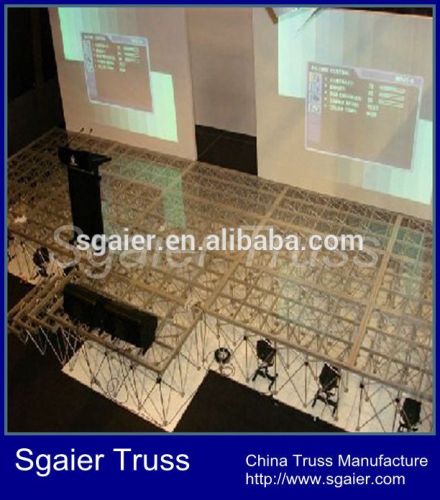 Folding Aluminum Mobile Stage, X-Folding Stage for sell