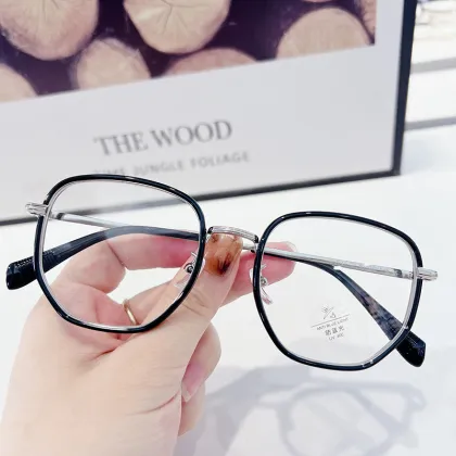 M2847 Simple Irregular Anti-Blue Ray Glasses Frame