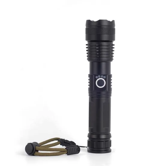Most Powerful 18650 Waterproof Tactical Flashlight: High Lumens, USB Rechargeable, Aluminum Design