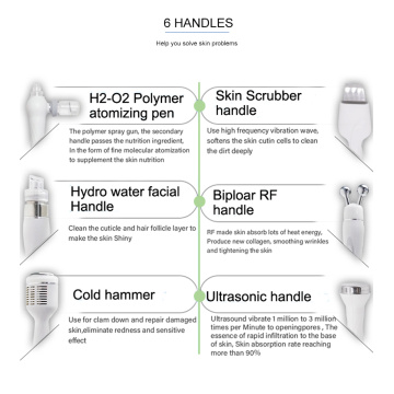 Beauty Salon Use Hydra Facial Microdermabrasion Deep Clear Hydrofacials Machine