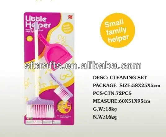 Children plastic cleaning tool set toys,kids family helper toy set