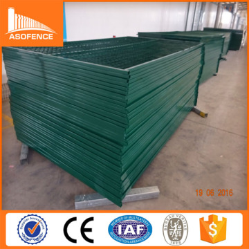 9*6 ft 25*1.5mm hot dipped galvanized tube welded canada standard panel/portable temporary construction fence