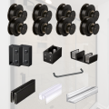 Matte Black Two Way Sliding Kit