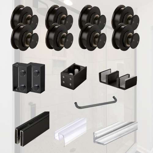 Matte Black Two Way Sliding Kit