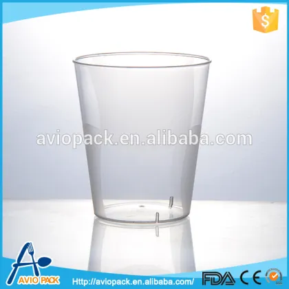 Good price clear disposable drinking plastic cup for airplane