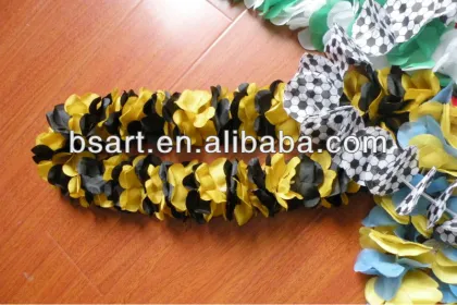 flower lei,football flower lei,soccer flower lei,flag flower lei