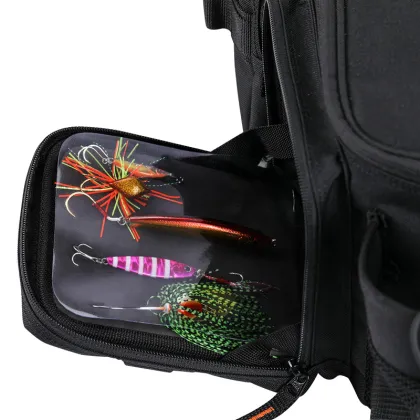 Waterproof High Capacity Diagonal Portable Lure Bag Fanny Pack for Outdoor Fishing Gear