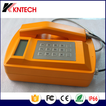Weatherproof Emergency Knsp-18LCD Telephone for Marine