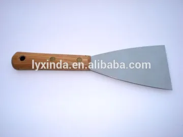 knife, construction tool putty knife, wooden handle wall putty knife with stainless steel blade