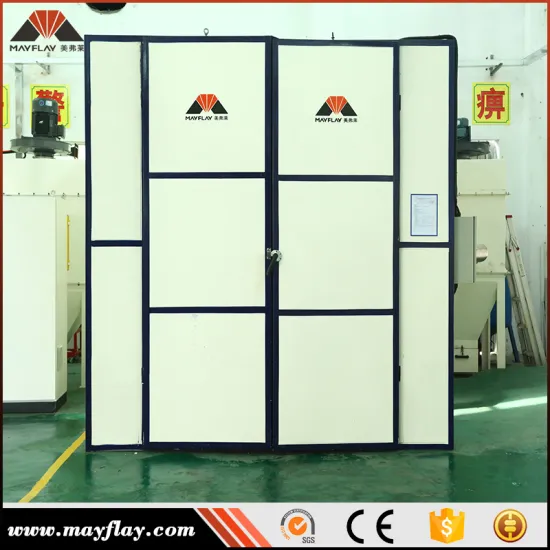 Mayflay Supply Big Size Machine Parts Automatic Sand Blasting Room