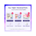 Weiche Stoff atmungsaktive Menstruationshose