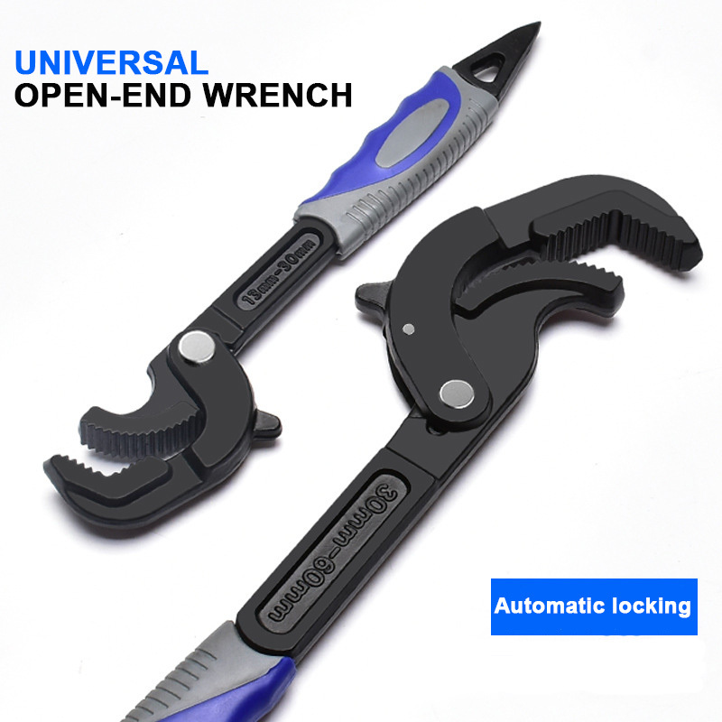 12mm self locking wrench universal key automotive tool rotating combination adjustable open end wrench