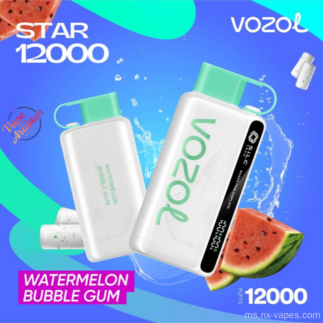 Vozol Star 12000 Puffs Vape Vape Borong