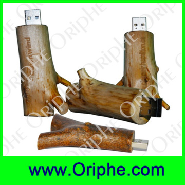 Custom timber pile usb, wood pile usb,wood usb