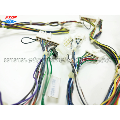 Electrical wiring harness for gaming machine