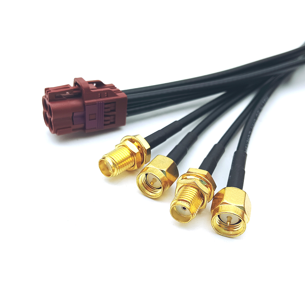 Mini Fakra to SMA Female Male Cable Assemblies
