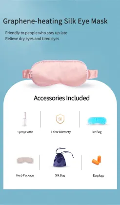 Custom satin silk eye mask