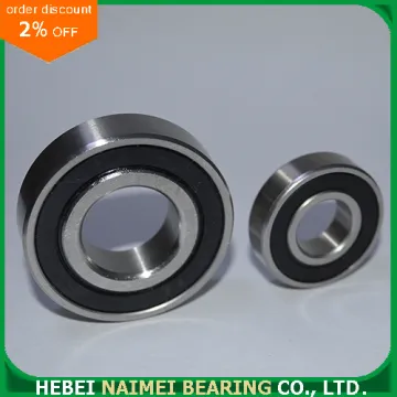Radial Ball Bearing Both Sides Rubber Sealed 6004-2RS